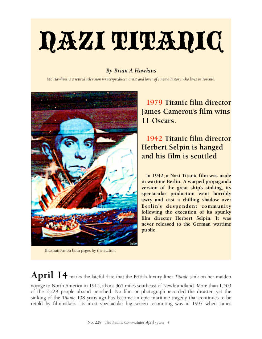 Protected: Commutator 229 Nazi Titanic Story USA