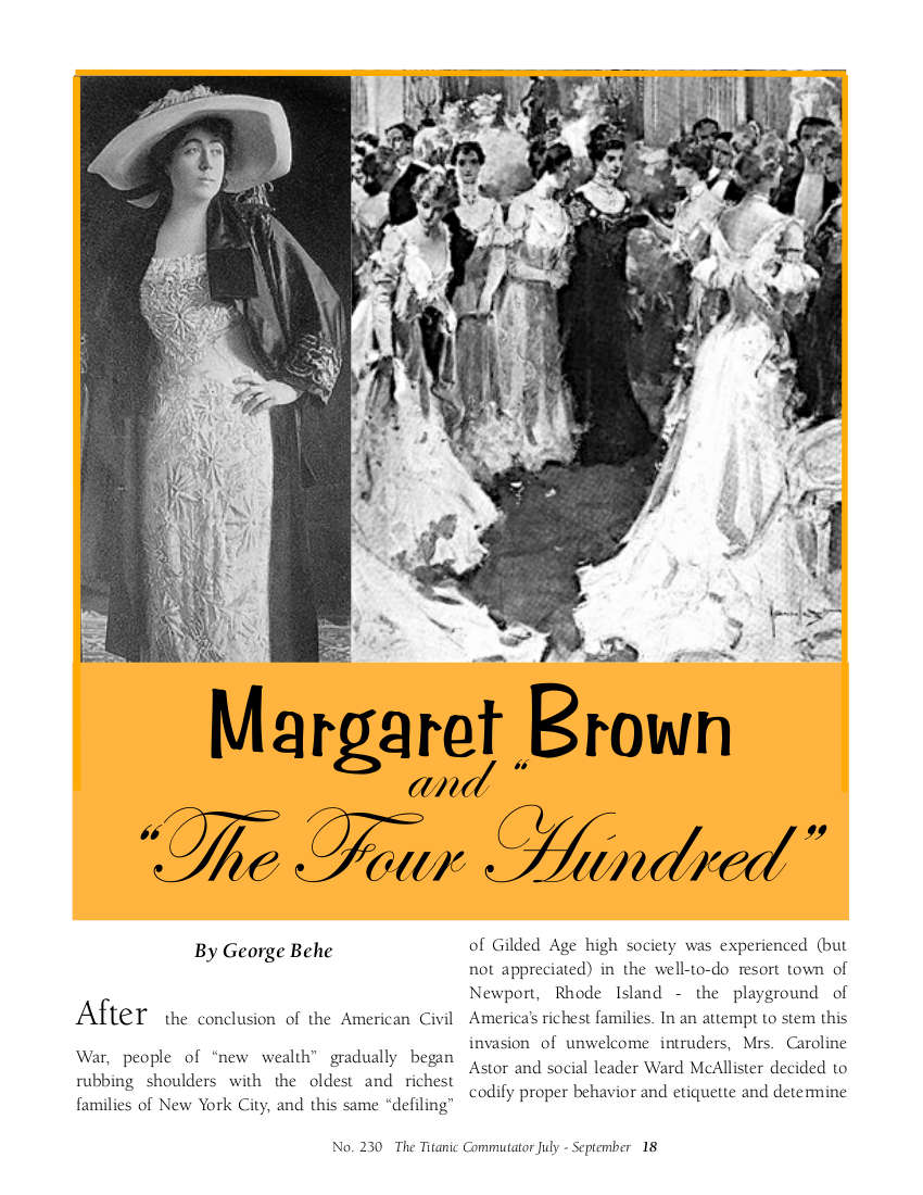 Protected: Commutator 230 Margaret Brown and The Four Hundred
