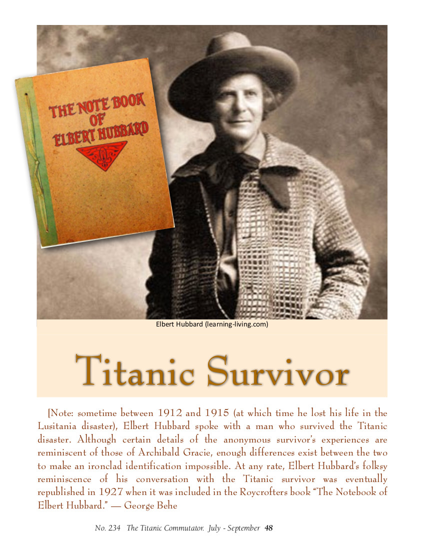 Protected: Commutator 234 Titanic Survivor