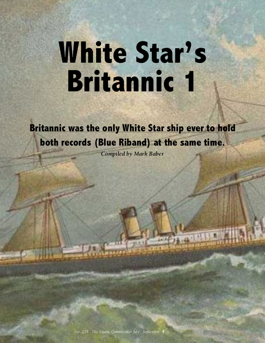 Protected: Commutator 234 White Star Britannic