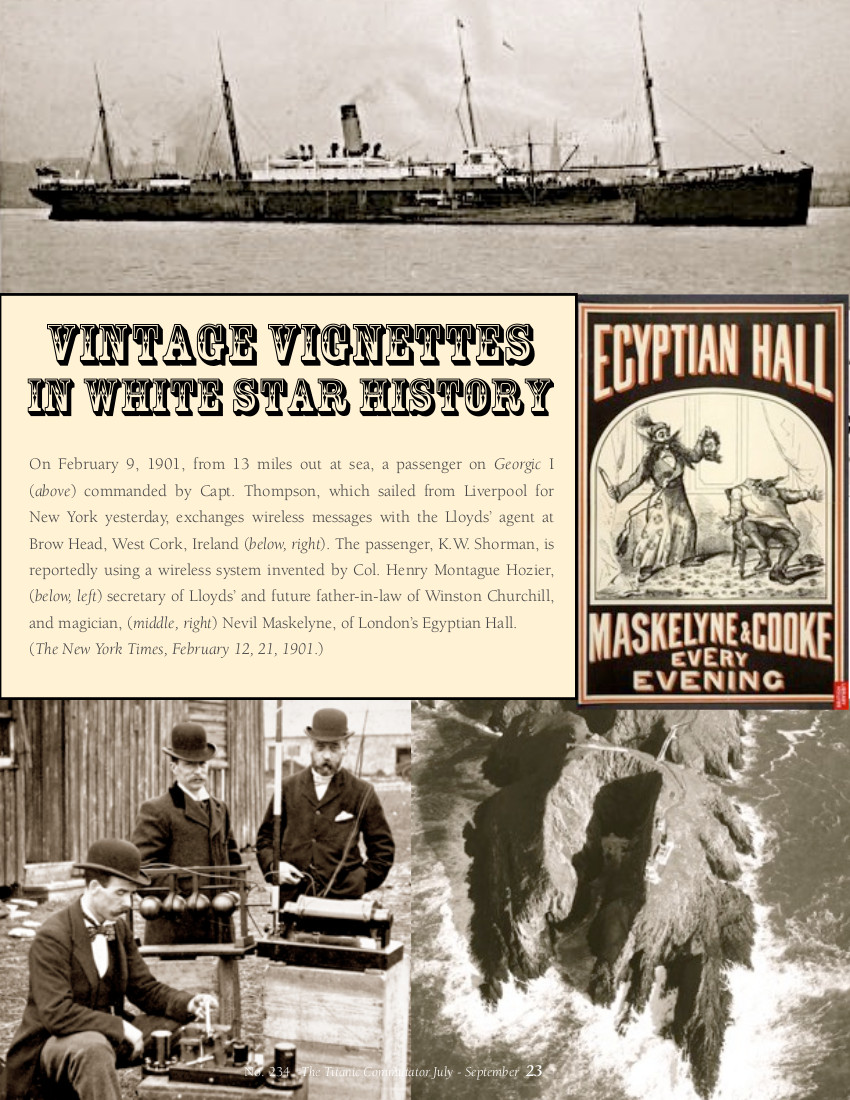 Protected: Commutator 234 Vintage Vignettes in White Star History