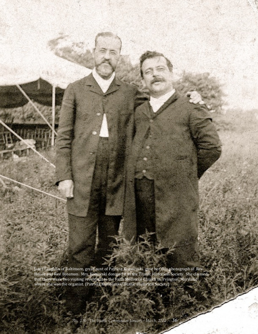 Protected: Commutator 236 Florida’s Only Casualty on Titanic Rev. Robert Bateman