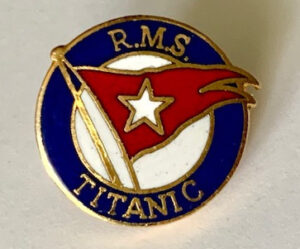 RMS Titanic White Star Line Flag Pin