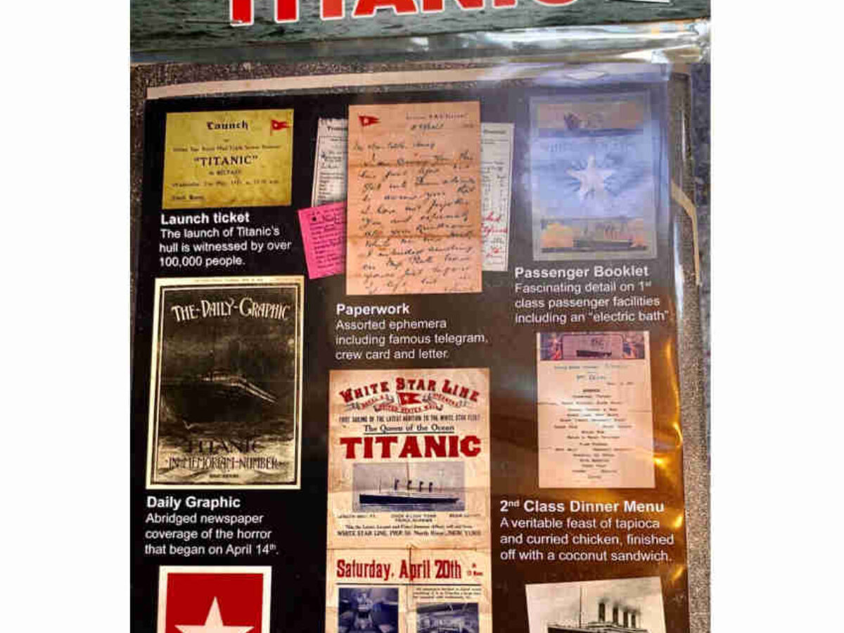 Titanic 初航海 ポスター　証明書付き額入り Titanic Full-Size Movie Poster Deluxe Framed with Leonardo