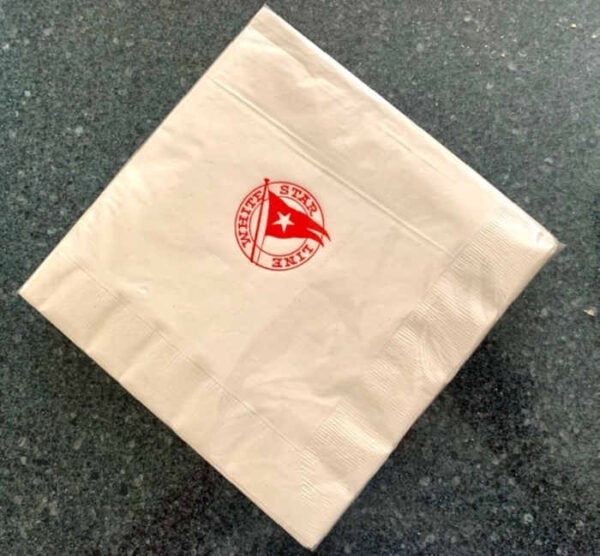 White Star Line Dinner Napkin