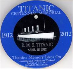 Titanic Centennial Pin