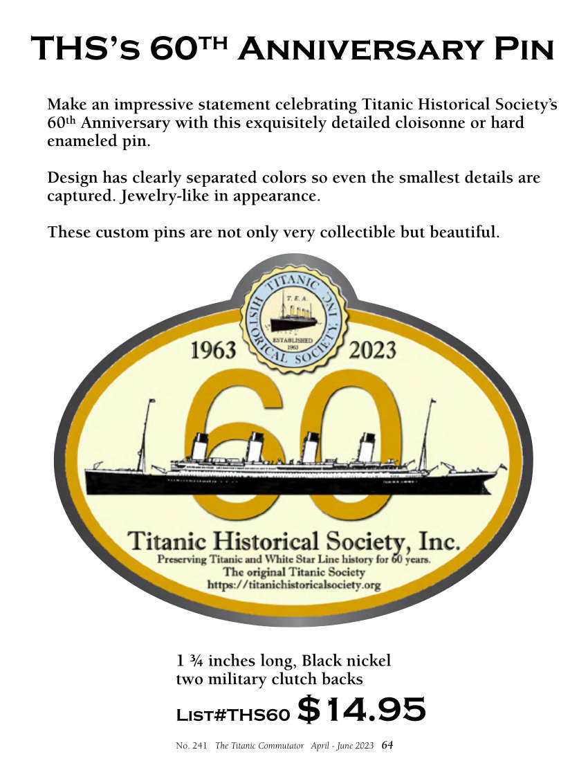 Protected: Commutator 241 Select Merchandise 60th Anniversary Pin Ad