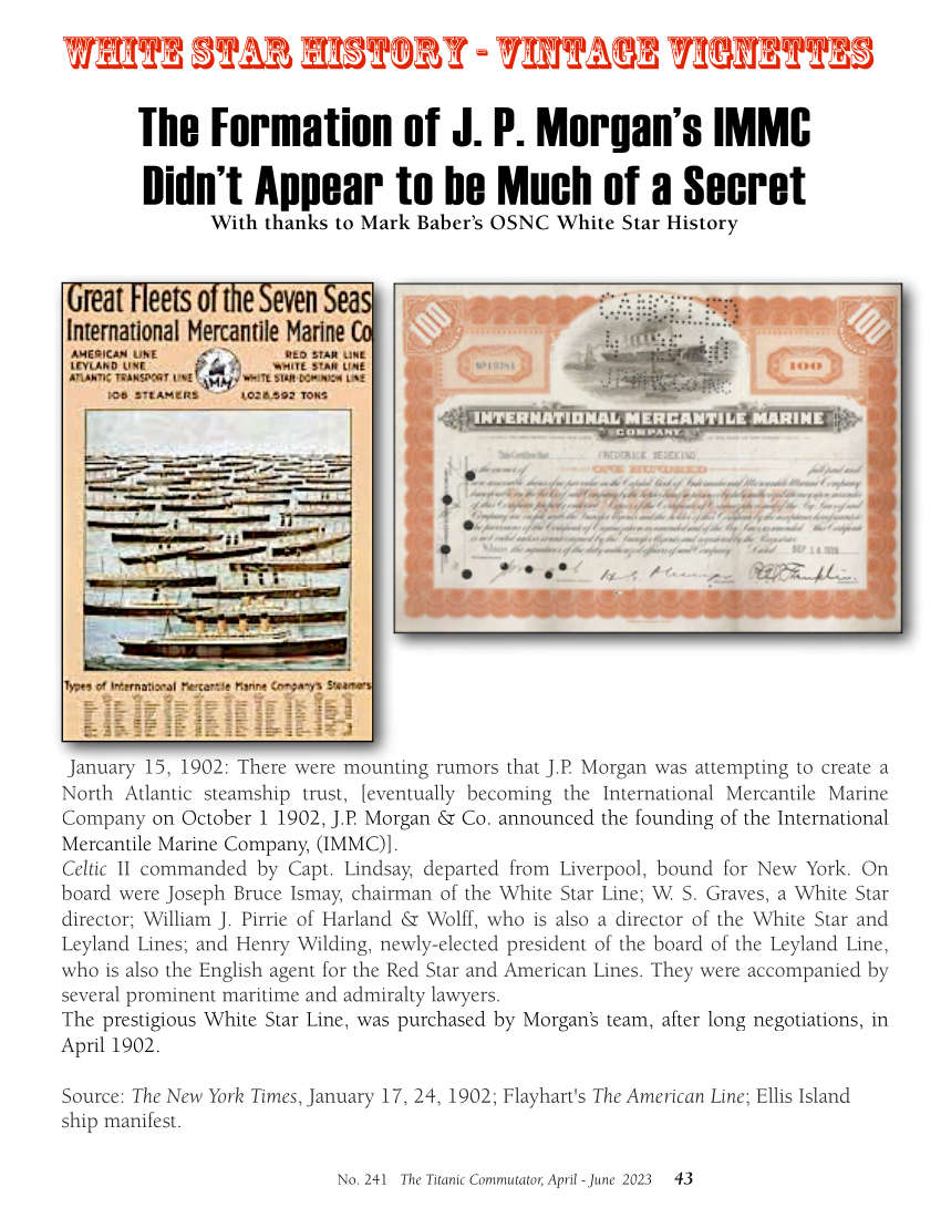 Protected: Commutator 241 JP Morgans IMMC Didnt Appear to be Much of a Secret Vintage Vignettes