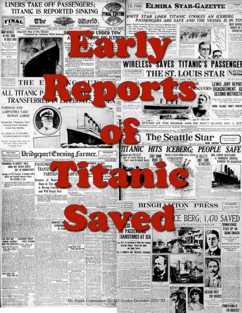 Protected: Commutator 243 Early Reports of Titanic Saved