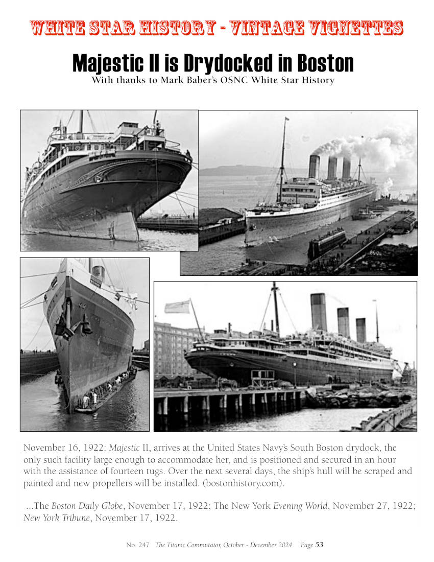 Protected: Commutator 247 Majestic II is Drydocked in Boston Vintage Vignettes