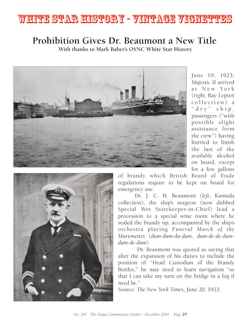 Protected: Commutator 247 Prohibition Gives Dr Beaumont a New Title Vintage Vignettes