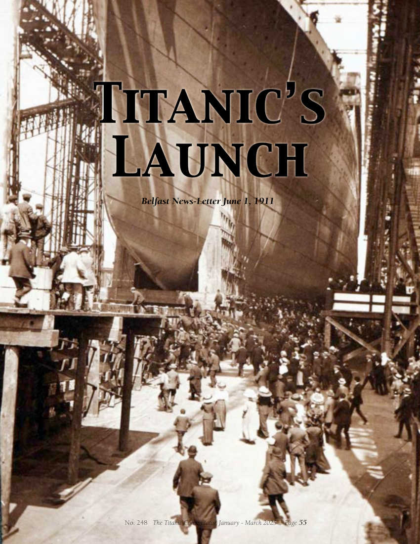 Protected: Commutator 248 Titanic’s Launch- Belfast News-Letter June 1. 1911