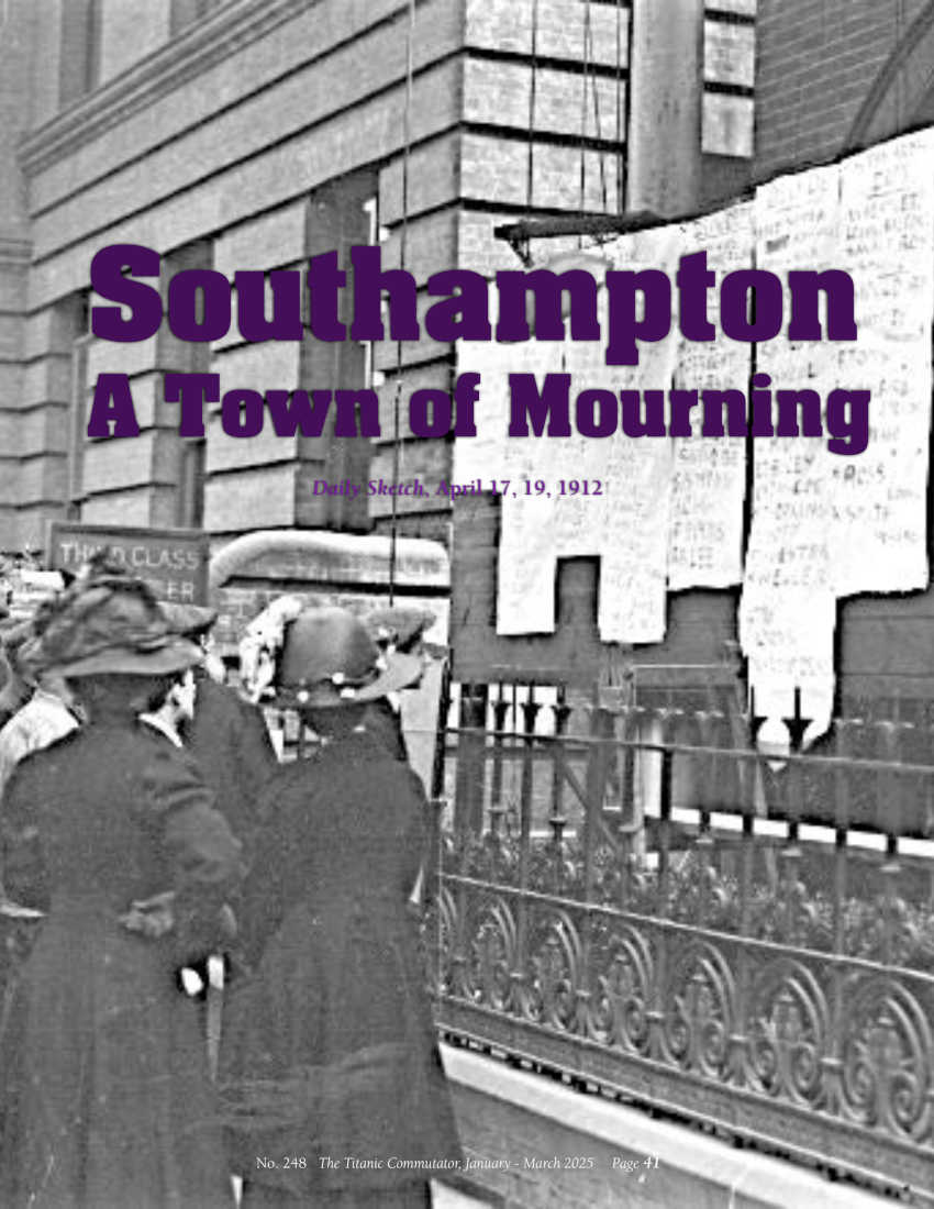 Protected: Commutator 248 Southampton A Town of Mourning – Daily Sketch April 17, 1912