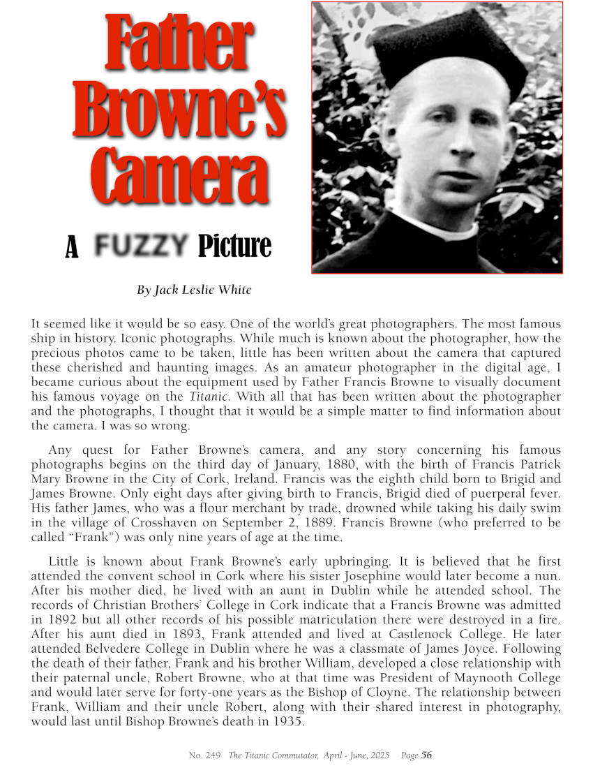 Protected: Commutator 249 Father Brownes Camera A Fuzzy Picture