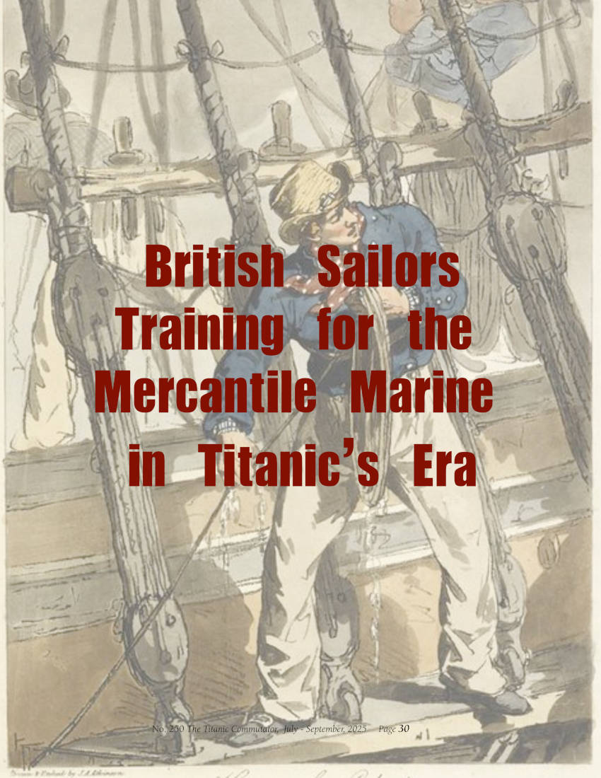 Protected: Commutator 250 British Sailors Training for the Mercantile Marine in Titanics Era